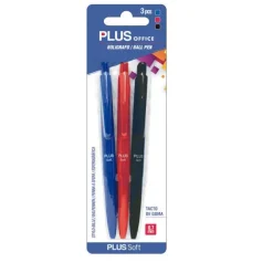 CAMPUS BOLIGRAFO PLUS SOFT /BLIST.3COLORES BS6018BP-CD3 MAK080907