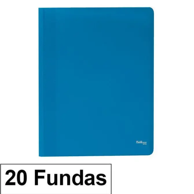 CAMPUS CARPETA 20 FUNDAS PLUS A4 ECO AZUL EF-20-BL MAK180652