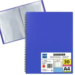 CAMPUS CARPETA 30 FUNDAS PLUS MUELLE WIRE AZUL 13461-30 AZUL MAK180620