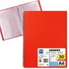 CAMPUS CARPETA 30 FUNDAS PLUS MUELLE WIRE ROJO 13461-30 ROJO MAK180618