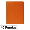 CAMPUS CARPETA 40 FUNDAS PLUS A4 ECO NARANJA EF-40-OR MAK180662