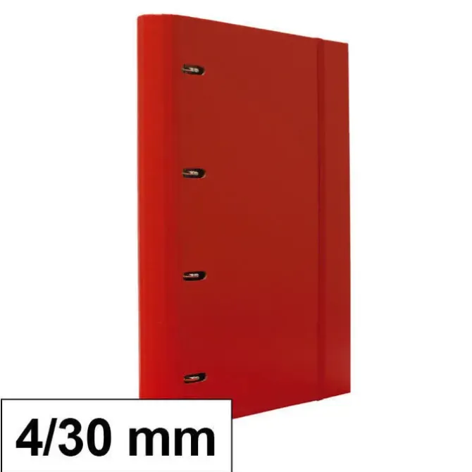 CAMPUS CARPETA CARTON PLUS 4A/30 RECAM. ROJO 209282 MAK209282