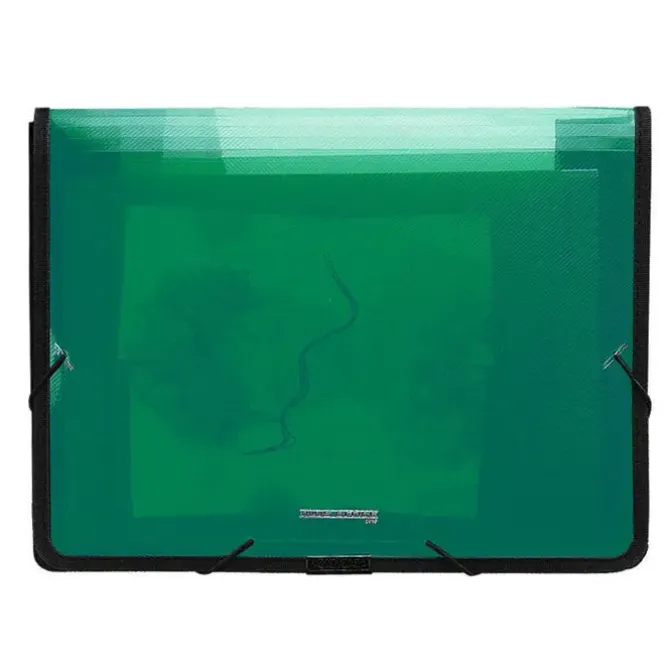 CAMPUS CARPETA PP PLUS A4+ GOMAS RIBETE VERD KA4-01GN MAK181024