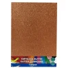 CAMPUS CARTULINA CAMPUS A4 GLITTER MARRO/3UD 8200120503BR MAK630703