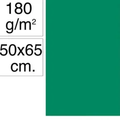 CAMPUS CARTULINA CAMPUS 50X65 180G VE.PINO MAK630487