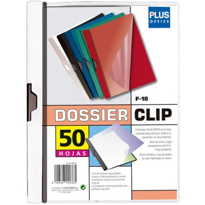 CAMPUS DOSSIER PLUS A4 PINZA F-18 50H BLANCO F18-8-WH MAK181029