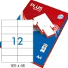 CAMPUS ETIQUETAS PLUS A4 105X48 100H (1200 ETIQ./CAJA) REF.1663/48105 MAK001663