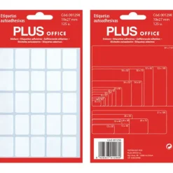 CAMPUS ETIQUETAS PLUS 19X27 5H 125U 607110 MAK001298