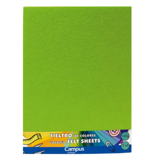 CAMPUS FIELTRO CAMPUS 23X30,5 160G V.CLA/3UD 8085071503LGN MAK630701