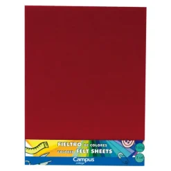 CAMPUS FIELTRO CAMPUS 23X30,5 160G ROJO/3UD 8085071503RD MAK630696
