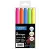 CAMPUS FLUORESCENTE 5 COLORES NEON PEN FINO 081628