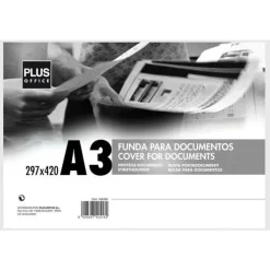 CAMPUS FUNDA DOCUMENTOS PLUS A3 RIGIDA TRANSPARENTE JX803 MAK180458
