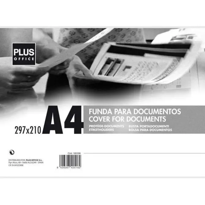 CAMPUS FUNDA DOCUMENTOS PLUS A4 RIGIDA TRANS 5806 MAK180396