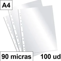 CAMPUS FUNDA MULT.PLUS A4 90MC CRIST.100F 11199 MAK180276
