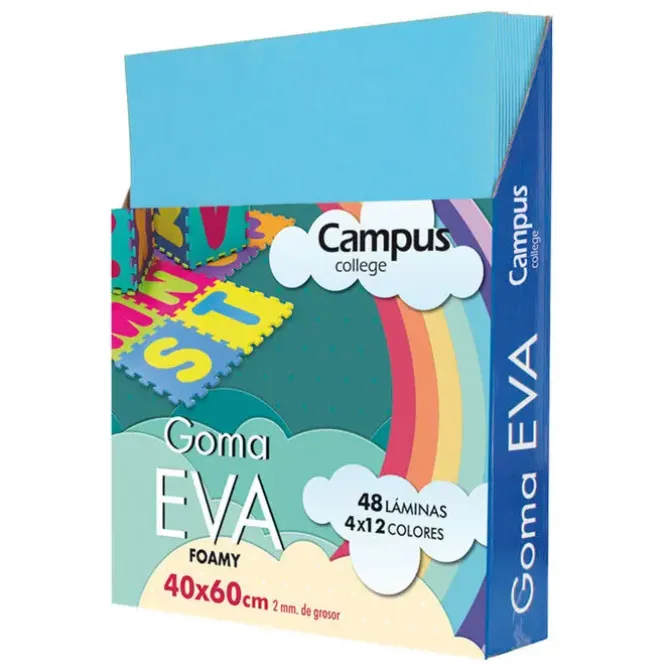 CAMPUS GOMA EVA CAMPUS 40X60 AZUL CIELO/@@@UD AZ.CLARO MAK630473
