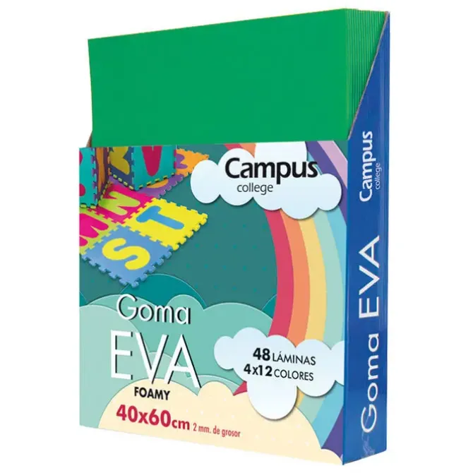 CAMPUS GOMA EVA CAMPUS 40X60 VERDE BILL @@@ VER.OSCURO MAK630474