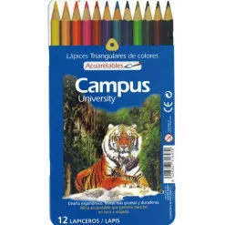 CAMPUS LAPICES COLORES CAMPUS ACUAREL. 12COL 0016060 MAK630367