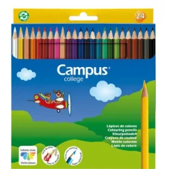 CAMPUS LAPICES COLORES CAMPUS HEXA.RES 24COL PLAST-24C MAK630717