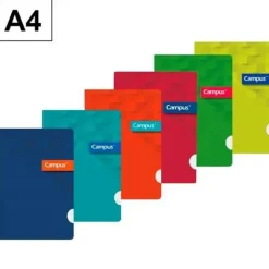 CAMPUS LIBRETA A4 GRAPADA 48H PP 90GR LISO 002760 MAK002760