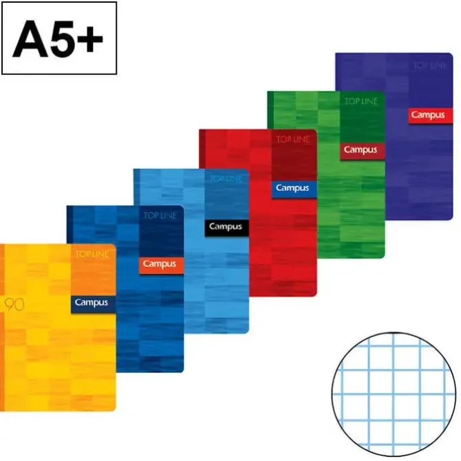 CAMPUS LIBRETA A5+ GRAPADA 48H 90GR CN4MM 48H A5 90G CN MAK002201