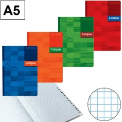 CAMPUS LIBRETA A5 INDICE 96H 90GR CN4MM 002179 MAK002179