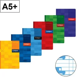 CAMPUS LIBRETA A5+ PAUTA VIA GRAPADA 48HOJAS 90GR MELA 4MM 002209 MAK002209
