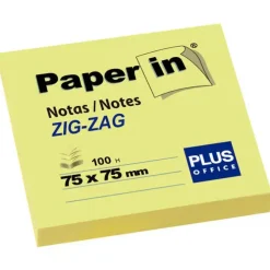 CAMPUS NOTA ADH.PAPER-IN 75X75 ZIG-ZAG AMARI 30300 ZIGZAG MAK001835