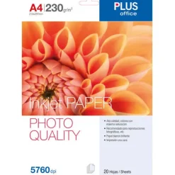 CAMPUS PAPEL PHOTO PLUS A4 5760DPI 230G 20H FP790505 MAK001570