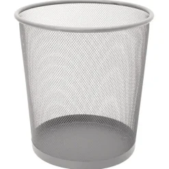 CAMPUS PAPELERA PLUS METAL PEQUEÑ REJI.PLATA 509-M MAK040282