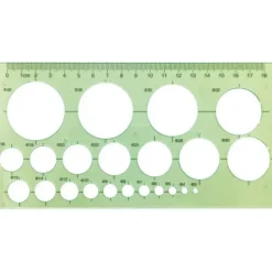 CAMPUS PLANTILLA MAKRO CIRCULOS PLASTICO 902028 MAK600048