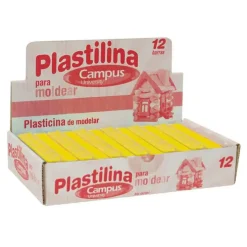 CAMPUS PLASTILINA CAMPUS MEDIANA 200G AMARIL AMARILLA MAK630536