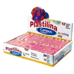 CAMPUS PLASTILINA CAMPUS PEQUEÑA 60G ROSA PO-1440-24-PI MAK630632