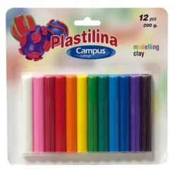 CAMPUS PLASTILINA CAMPUS BARRA 200G SURT/12U ST-200-12 MAK630715