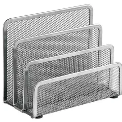 CAMPUS PORTACARTAS PLUS REJILLA METAL PLATA 49M MAK040280