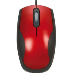 CAMPUS RATON C/CABLE PLUS OPTICO ROJO-NEGRO XMK-567-RD MAK130503