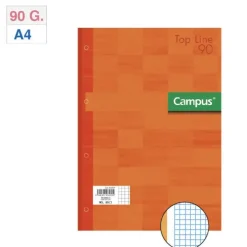 CAMPUS RECAMBIO A4 80H 90G 4T.CN5 TAPA NARAN NARANJA MAK002829