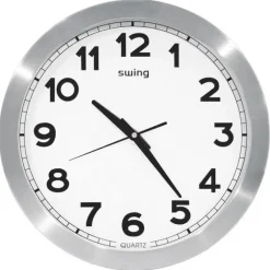 CAMPUS RELOJ PARED SWING ALUMINIO 35CM DIAME EG7765 MAK785213