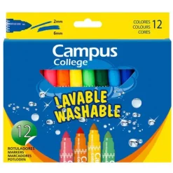 CAMPUS ROTULADOR CAMPUS JUMBO LAVABLE 12COL 877-12 MAK630560