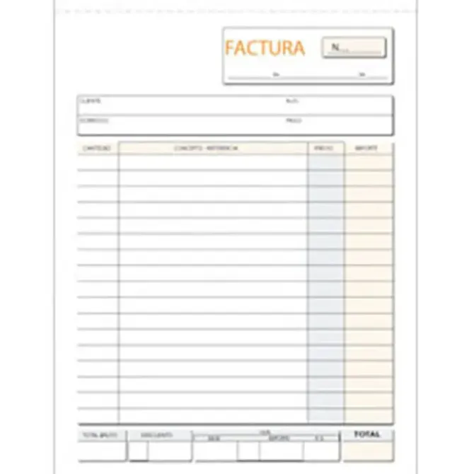 CAMPUS TALONARIO MK FACTURA 4º NAT.TRIPLICAD T65 MAK001390