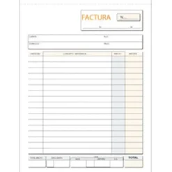 CAMPUS TALONARIO MK FACTURA Fº NAT.DUPLICADO T56 MAK001388