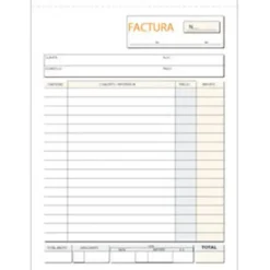 CAMPUS TALONARIO MK FACTURA 8º NAT. DUPLICAD T68 MAK001386