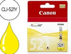 CANON CLI521 AMARILLO CARTUCHO DE TINTA ORIGINAL - 2936B001