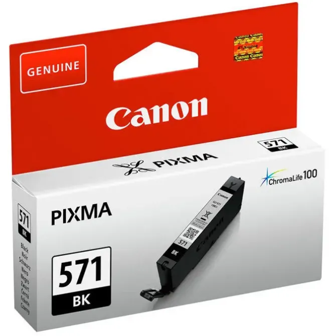 CANON CLI571 NEGRO CARTUCHO DE TINTA ORIGINAL - 0385C001