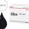 CANON 039H NEGRO CARTUCHO DE TONER ORIGINAL - 0288C001
