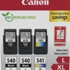 CANON PG540L NEGRO + CL541XL COLOR PACK DE 3 CARTUCHOS DE TINTA ORIGINALES + 50 HOJAS DE PAPEL FOTOGRAFICO - 5224B015