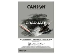 CANSON BLOC CANGRAD GRADUATE MIX MEDIA NATURAL 30H A3 220G 625512 400110369