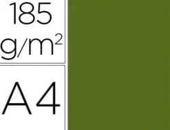 CANSON GUARRO CARTULINAS IRIS A4 DE 185G - 21X29.7CM - COLOR VERDE SAFARI
