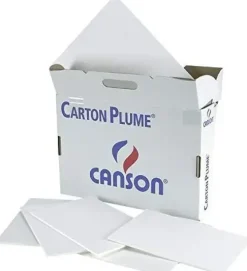 CANSON PACK DE 17 PANELES DE CARTON PLUMA - 29.7X42CM - 5MM - COLOR BLANCO