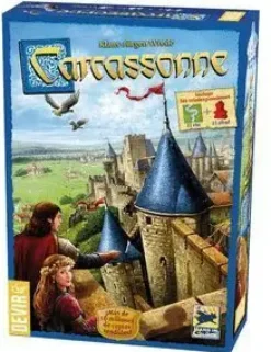 CARCASSONNE JUEGO DE TABLERO - TEMATICA CONSTRUCCION/ESTRATEGIA - DE 2 A 5 JUGADORES - A PARTIR DE 10 AÑOS - DURACION 35MIN. APROX.
