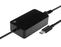 CARGADOR EWENT PARA PORTATIL USB TYPE-C 100-240V 45W